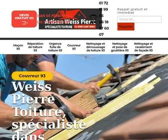 Artisan-Weiss-Toiture.fr(Couvreur 93 à Villepinte et Seine) Screenshot