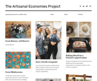 Artisanaleconomiesproject.org(The Artisanal Economies Project) Screenshot