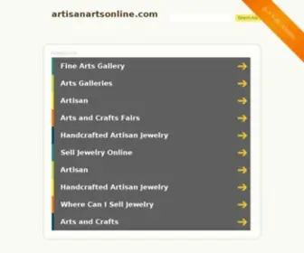 Artisanartsonline.com(African American Art) Screenshot