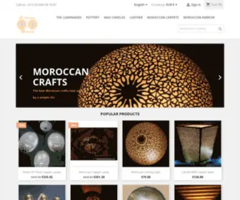 Artisanat-Marocaine.com(Artisanat Maroc; produits marocain; artisanat Marocain) Screenshot