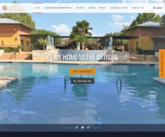Artisanaustin.com(Artisan Luxury Apartments) Screenshot