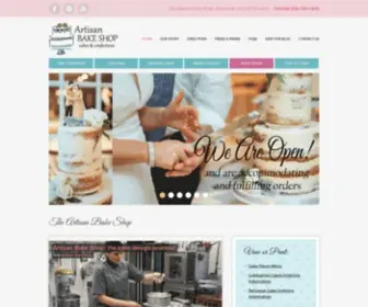 Artisanbakeshop.com(South of Boston) Screenshot