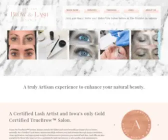 Artisanbrowandlash.com(Certified True Brow Specialist and Licenced Eyelash Extension Artist) Screenshot