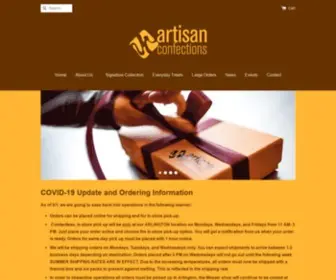 Artisanconfections.com(Artisan Confections) Screenshot