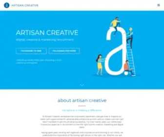 Artisancreative.com(Artisan Creative) Screenshot