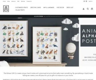 Artisangiftco.com.au(Unique Hand Made Custom Print Keepsakes) Screenshot