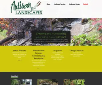 Artisanlandscapeswa.com(Professional Landscape Service) Screenshot