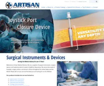 Artisanmed.com(Surgical Instruments & Devices) Screenshot