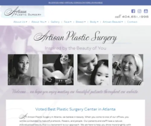Artisanplasticsurgery.com(Artisanplasticsurgery) Screenshot
