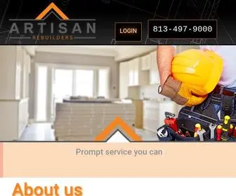 Artisanrebuilders.com(ARTISAN REBUILDERS LLC) Screenshot