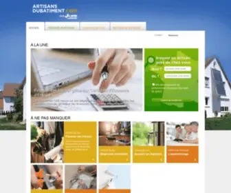 Artisans-DU-Batiment.com(Accueil) Screenshot