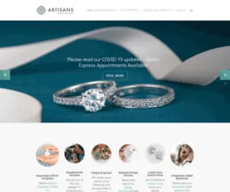 Artisansbespokejewellers.com(Engagement Rings Brisbane) Screenshot