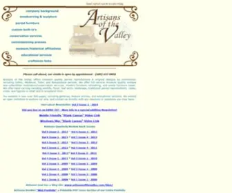 Artisansofthevalley.com(Antique Restoration) Screenshot