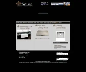 Artisanstyles.com(Artisan Manufacturing) Screenshot