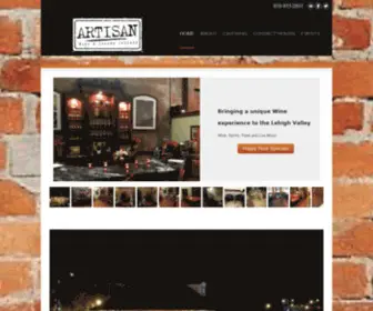 Artisanwineandcheesecellars.com(  ARTISAN Wine and Cheese Cellars) Screenshot