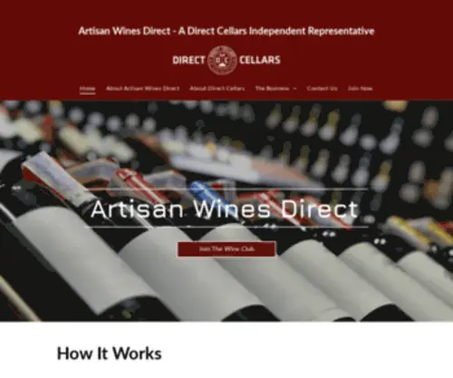 Artisanwinesdirect.com(Artisan Wines Direct) Screenshot