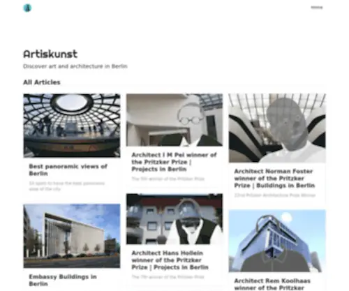 Artiskunst.com(Art in Berlin) Screenshot