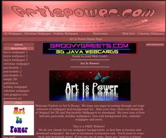 Artispower.com(Art Is Power) Screenshot