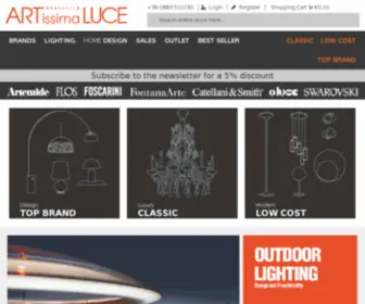 Artissimaluce.com(Lampadari moderni) Screenshot