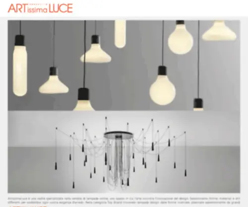Artissimaluce.it(Lampadari Moderni) Screenshot