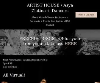 Artist-House.org(ARTIST HOUSE) Screenshot