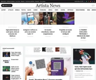 Artistanews.com(Artista News) Screenshot