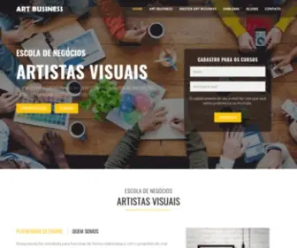 Artistasvisuais.com.br(Escola de Negócios Artistas Visuais) Screenshot