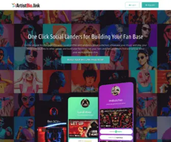 Artistbiolink.com(Multiple Bio Links for Instagram) Screenshot