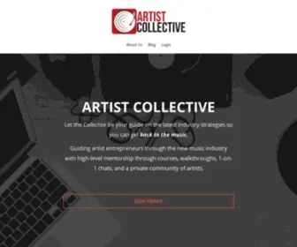 Artistcollect.com(Artist Collective) Screenshot