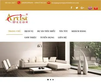 Artistdecor.com(Chuyên thiết kế thi công trang trí quán bar) Screenshot