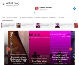 Artistfrog.com(Ultimate Art Data Machine) Screenshot