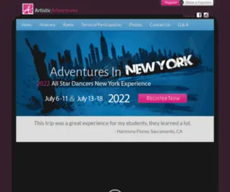 Artistic-Adventures.net(Artistic Adventures) Screenshot