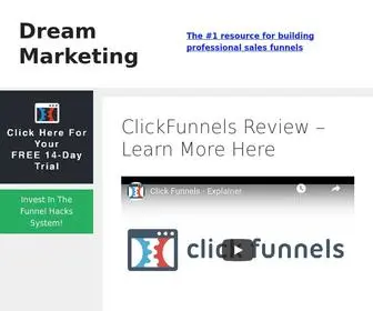 Artistic-Dreams.com(The BEST Resource For Marketing Funnels) Screenshot