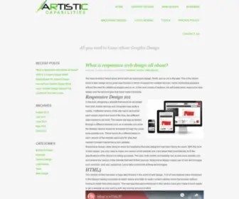 Artisticcapabilities.com(Atlanta Graphic Designers) Screenshot