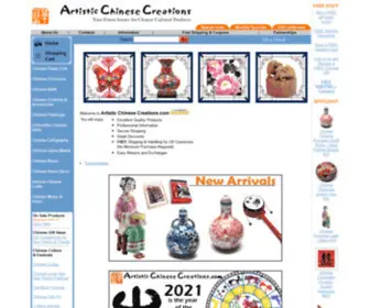 Artisticchinesecreations.com(Artistic Chinese Creations.com) Screenshot