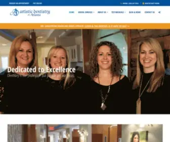 ArtistiCDentistryofatlanta.com(Dentist in Northlake) Screenshot