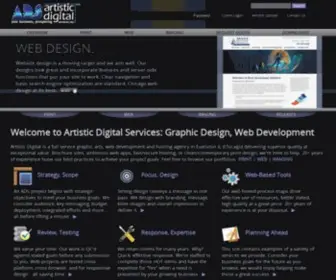 ArtistiCDigital.com(Website Design) Screenshot