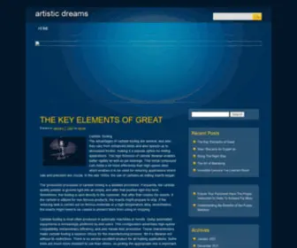 ArtistiCDreams.us(Artistic dreams) Screenshot