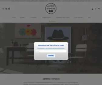 Artisticeyepieces.com(Artistic Eyepieces NY) Screenshot