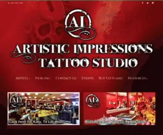 Artisticimpressionstattoo.com(Artistic Impressions Tattoo) Screenshot