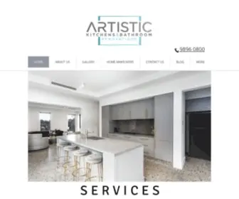 Artistickitchens.com.au(Kitchens Renovations Sydney) Screenshot