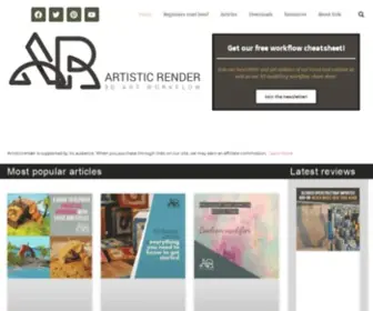 Artisticrender.com(Artisticrender's goal) Screenshot