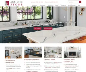 Artisticstoneinc.com(Artistic Stone Kitchen & Bath Inc) Screenshot