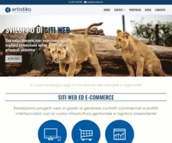 Artistiko.net(Web agency e studio grafico Pesaro) Screenshot
