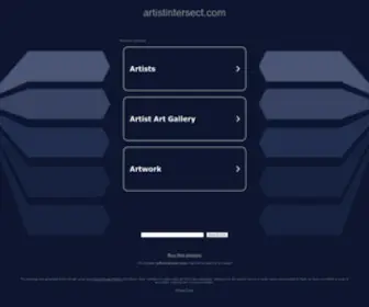 Artistintersect.com(Artist Intersect) Screenshot