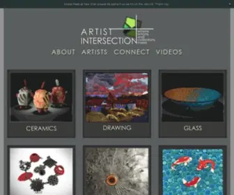 Artistintersection.com(Artist Intersection) Screenshot