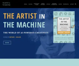 Artistinthemachine.net(The World of AI) Screenshot