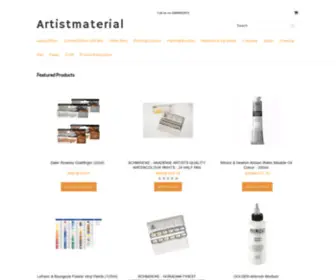 Artistmaterial.co.uk(Artist Materials) Screenshot