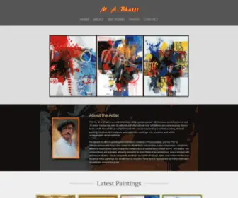 Artistmohammadali.com(محمد علی بھٹی) Screenshot