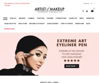 Artistofmakeup.com(Artist of Makeup) Screenshot